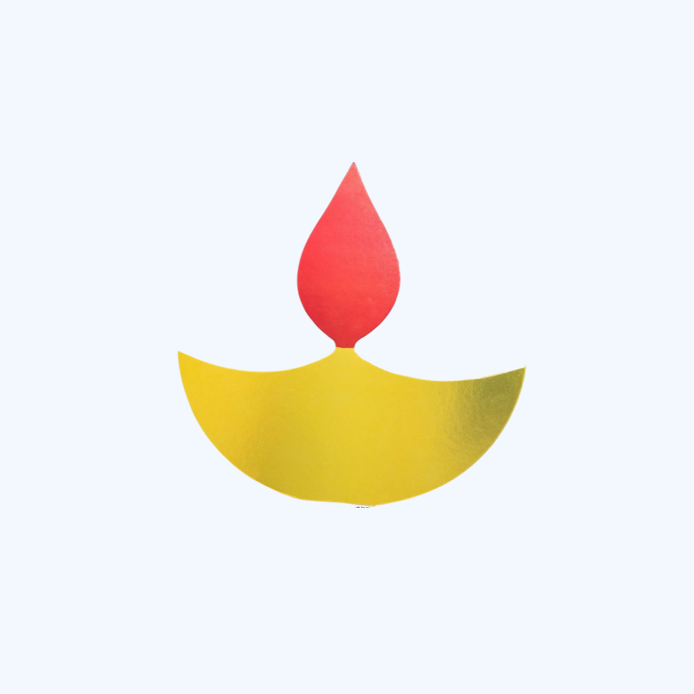Set of 15 Diya Cutouts for Pooja and Festive decorations